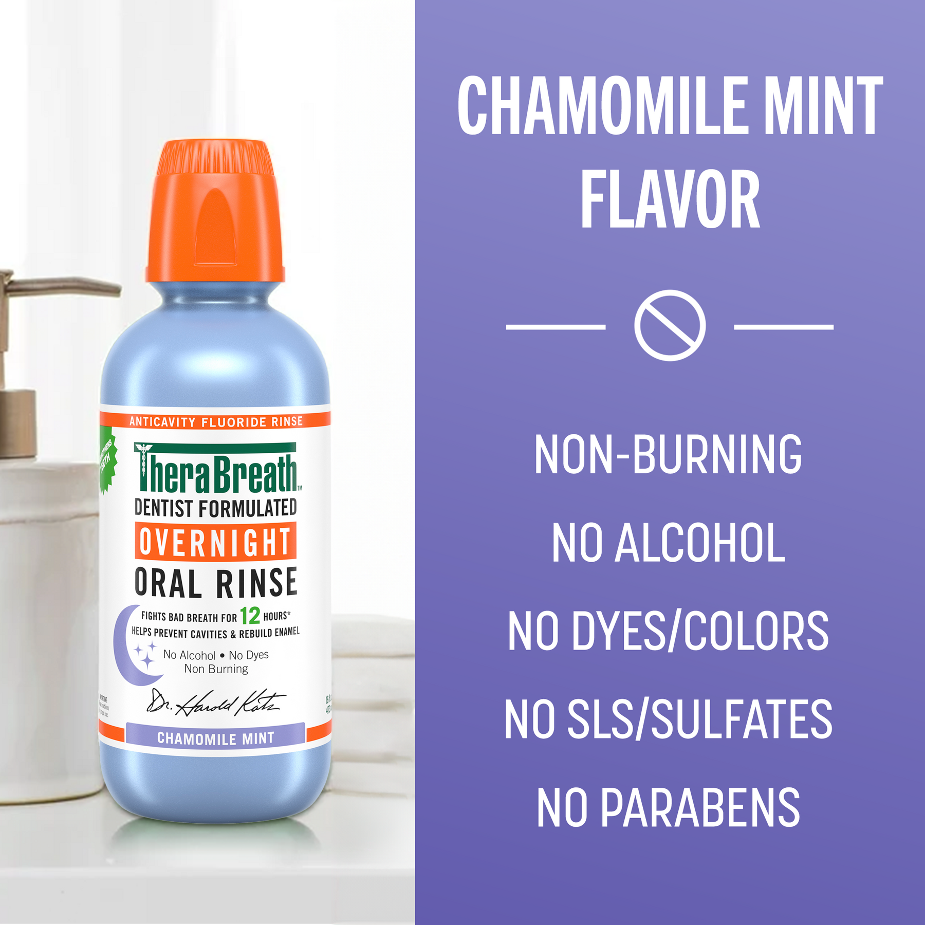 Overnight Oral Rinse - Chamomile Mint - Image 3