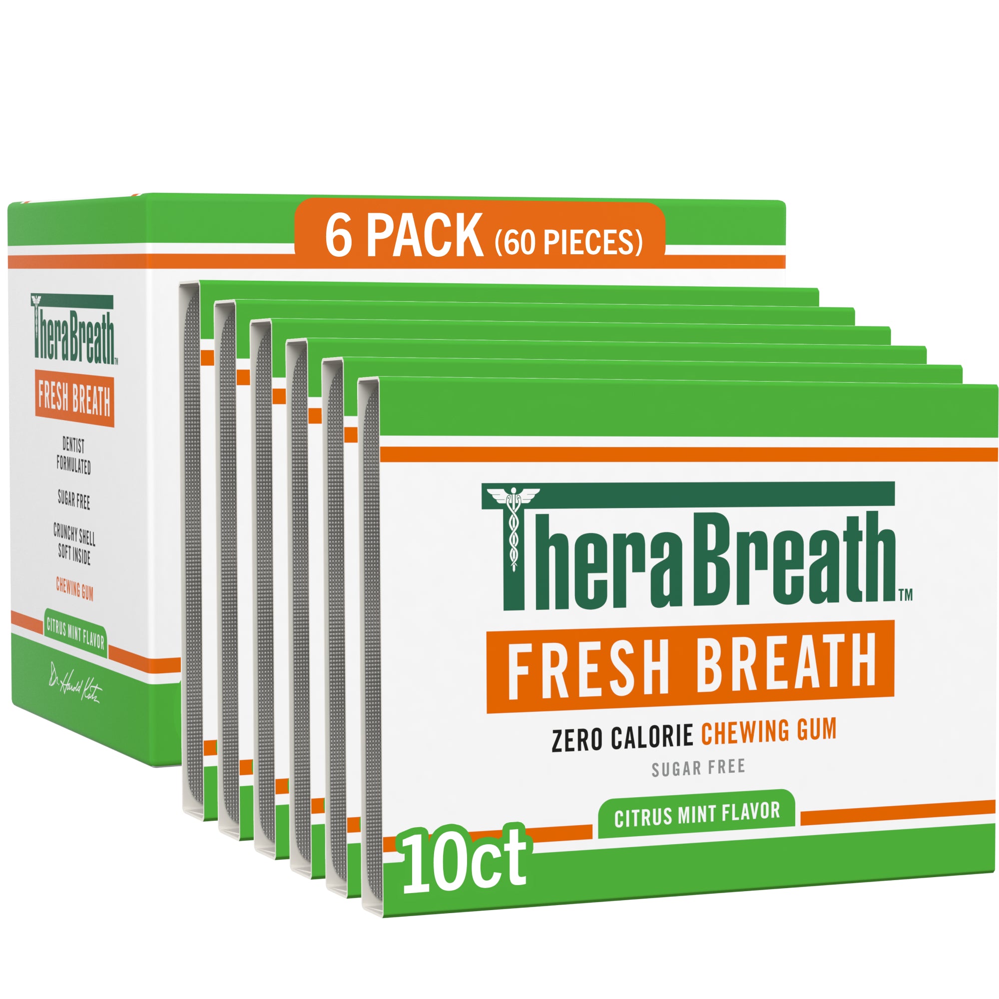 Alternative view of Fresh Breath Chewing Gum, Citrus Mint Flavor