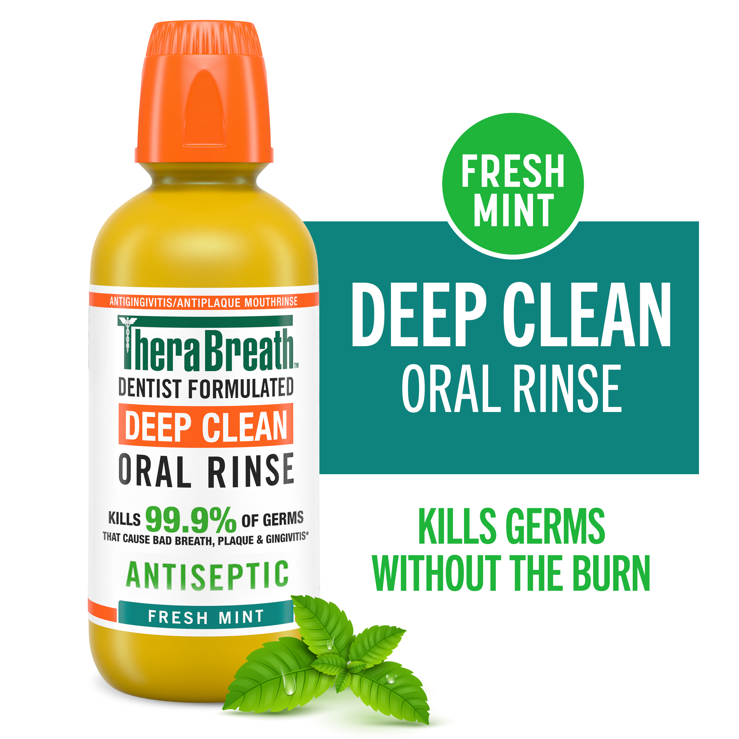 Alternative view of TheraBreath Deep Clean Oral Rinse & Toothpaste Bundle